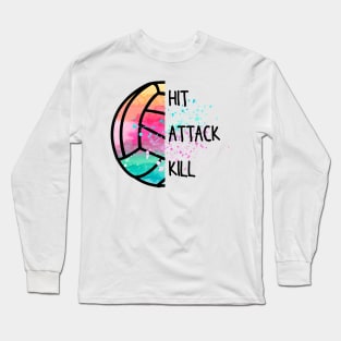 Cute Volleyball Team or Player Gifts Long Sleeve T-Shirt